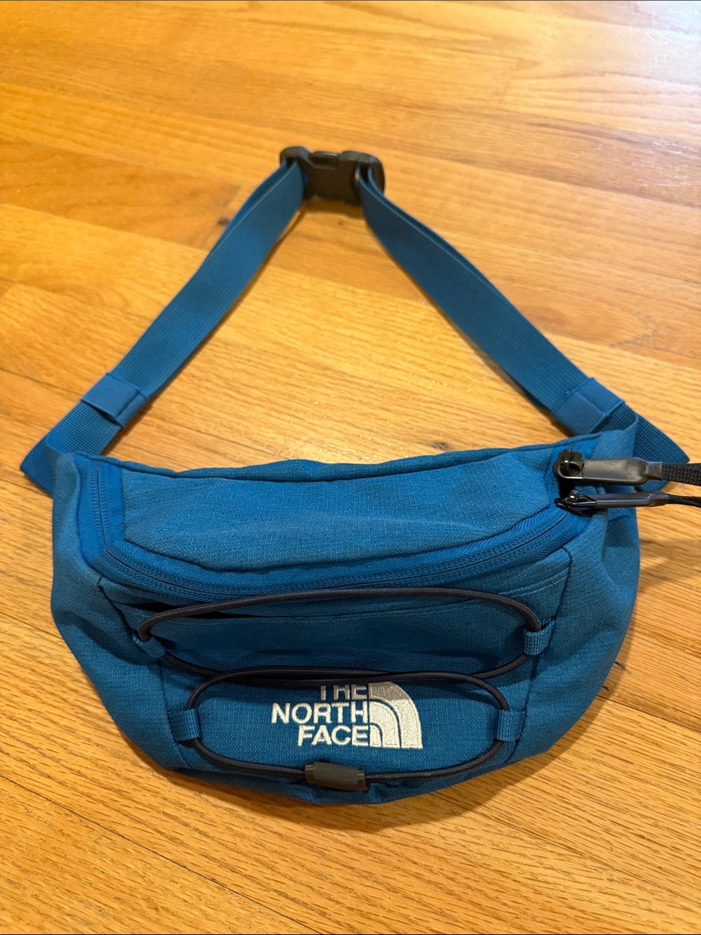 The North Face Teal Belt and Sling Adjustable Bag with Front Pocket